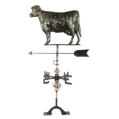 Antiqued black Cow Weathervane by Urban Port