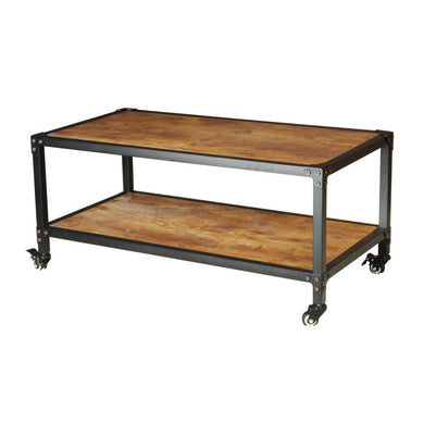 Antiqued Black Coffee Table by Urban Port