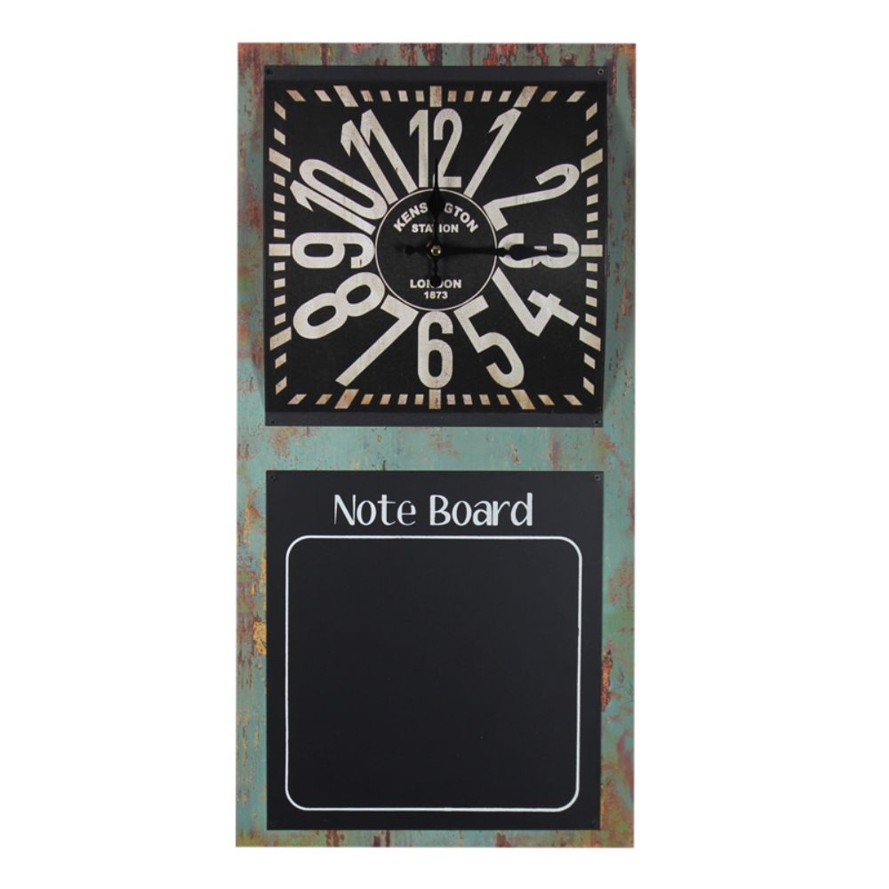 Traditional Theme Wall Clock and Note decor - Benzara