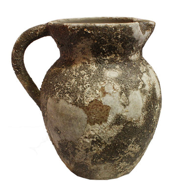 Vintage Gray Ceramic Pot