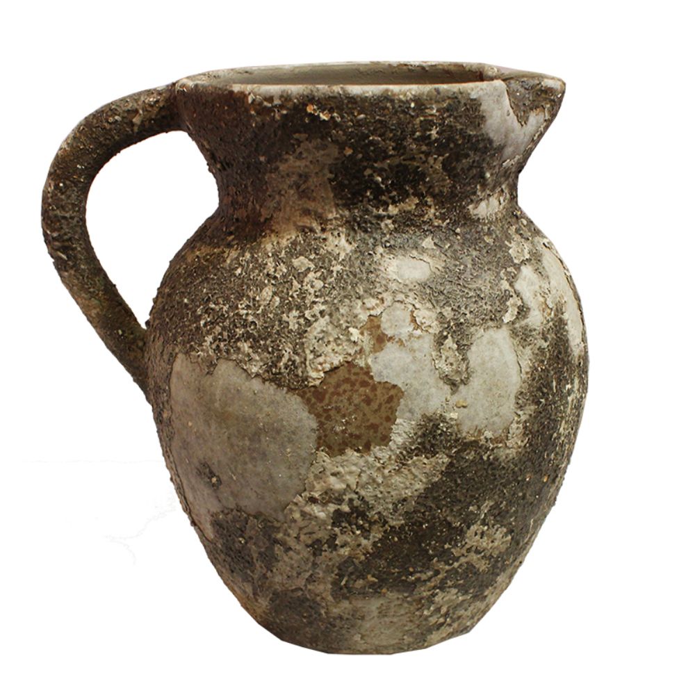 Vintage Gray Ceramic Pot