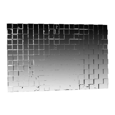 Trendy Grid Wall Mirror - Benzara