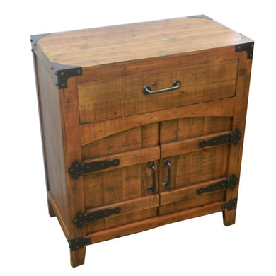 Antique Wooden Multi Use Cabinet - Benzara