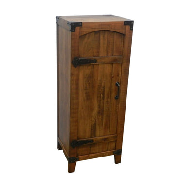 Antique Wooden Curio Table - Benzara
