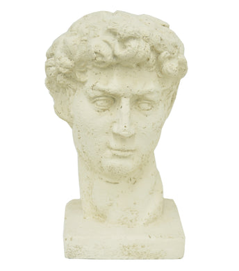 Adorable Resin Head Statue - Ivory
