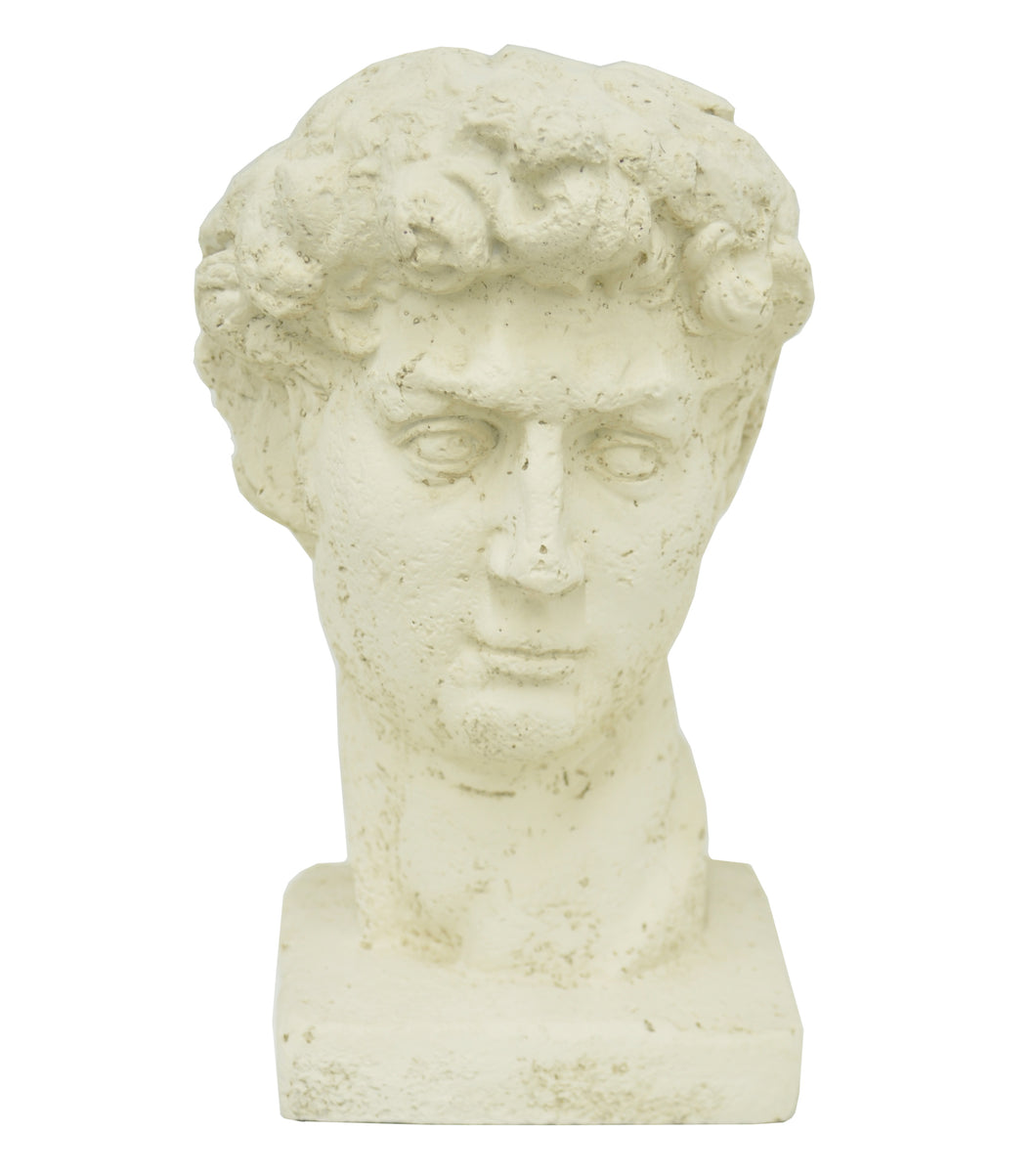 Adorable Resin Head Statue - Ivory