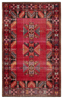 Jaipur Living Paloma Indoor/ Outdoor Tribal Red/ Black Area Rug (8'10