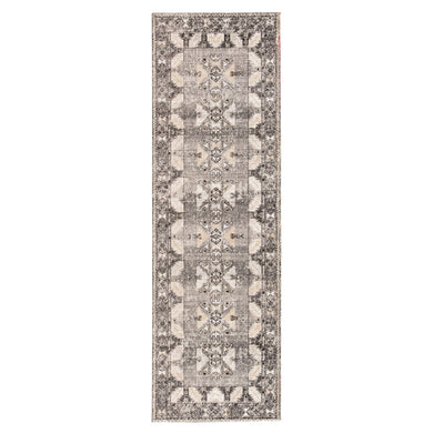 Jaipur Living Paloma Indoor/ Outdoor Tribal Gray/ Beige Runner Rug (2'8