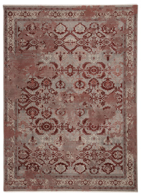 Jaipur Living Pyrmont Oriental Red/ Gray Area Rug (3'11