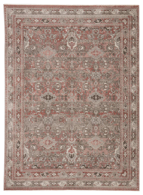 Jaipur Living Murillo Oriental Red/ Gray Area Rug (3'11