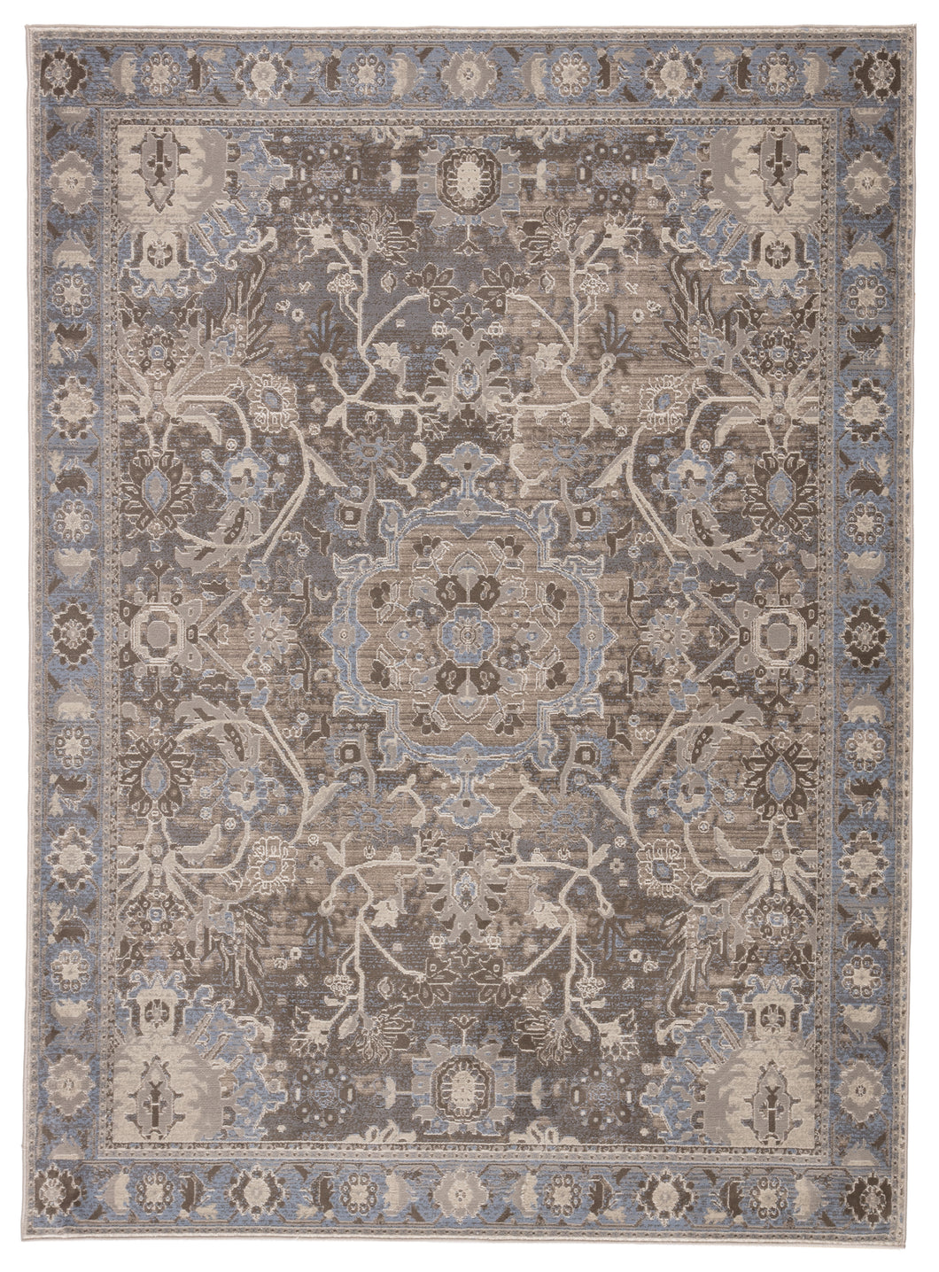 Jaipur Living Cavender Medallion Blue/ Gray Area Rug (12'X15')