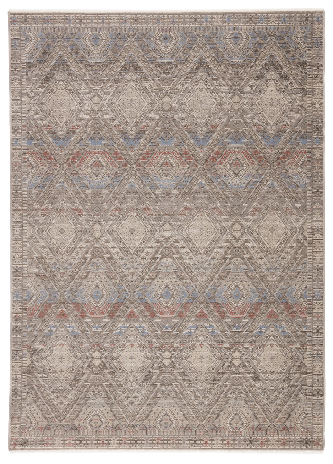 Jaipur Living Zidan Tribal Gray/ Blue Area Rug (3'11
