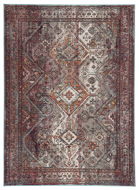 Jaipur Living Atwater Medallion Purple/ Orange Area Rug (4'X5'8