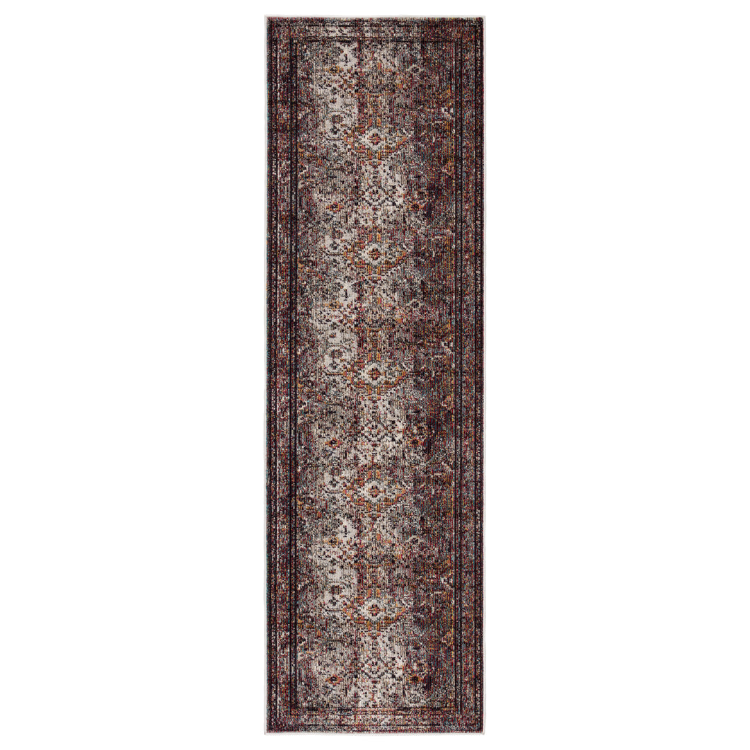 Jaipur Living Atwater Medallion Purple/ Orange Runner Rug (2'6