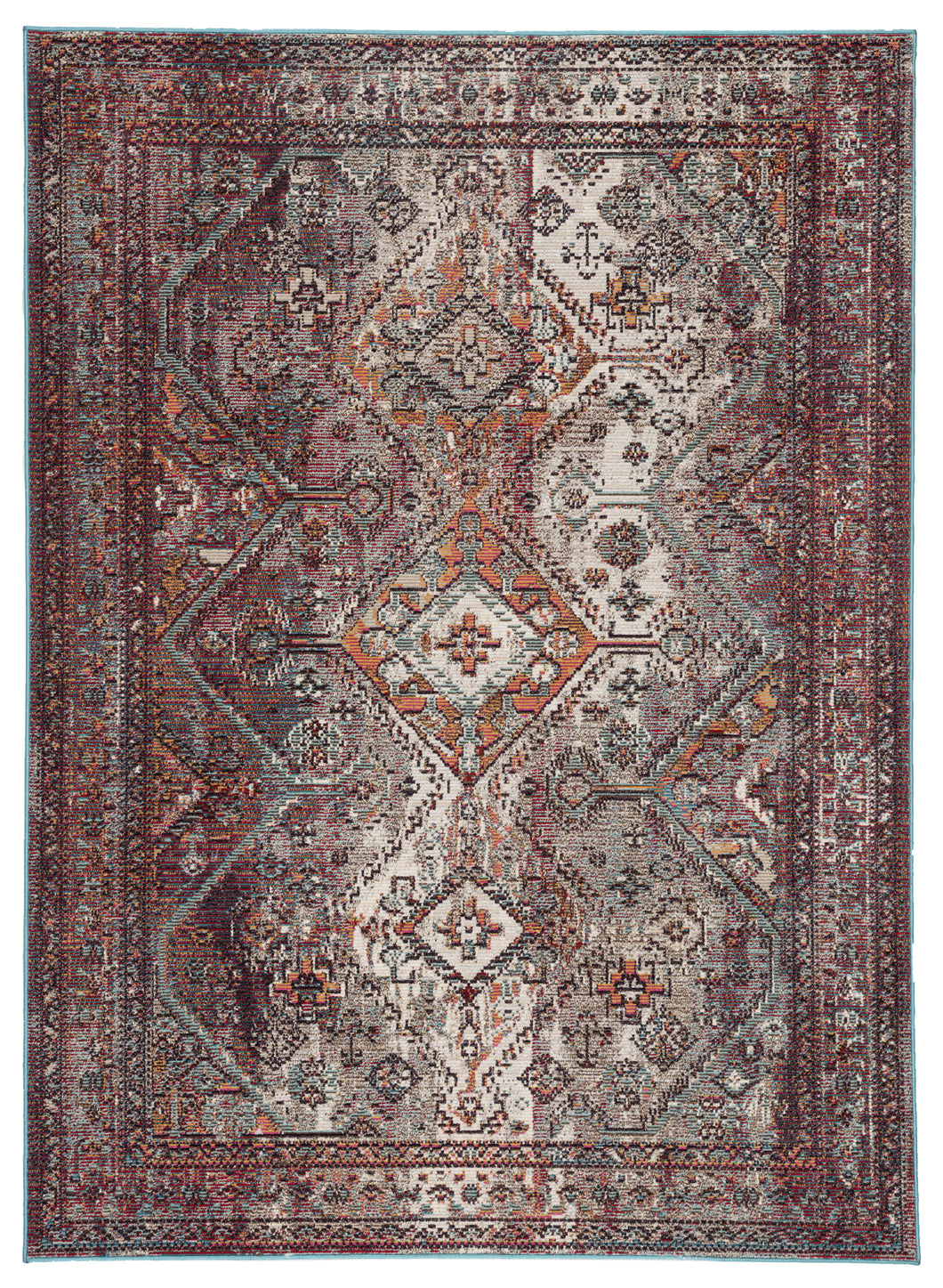 Jaipur Living Atwater Medallion Purple/ Orange Area Rug (7'10