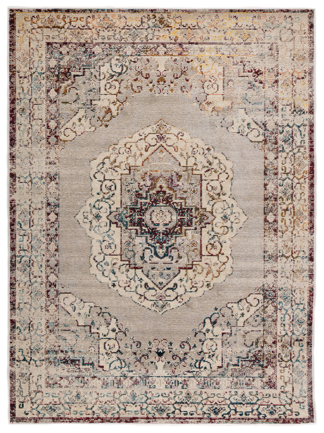 Jaipur Living Sibilia Medallion Multicolor/ Cream Area Rug (7'10