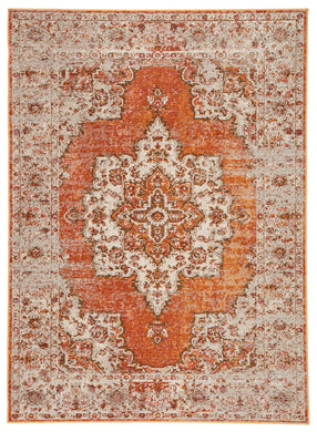 Jaipur Living Sontag Medallion Orange/ Brown Area Rug (5'3