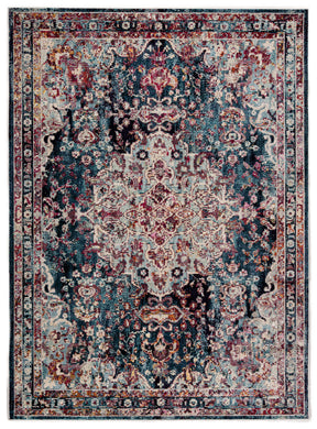 Jaipur Living Loren Medallion Teal/ Turquoise Area Rug (5'3
