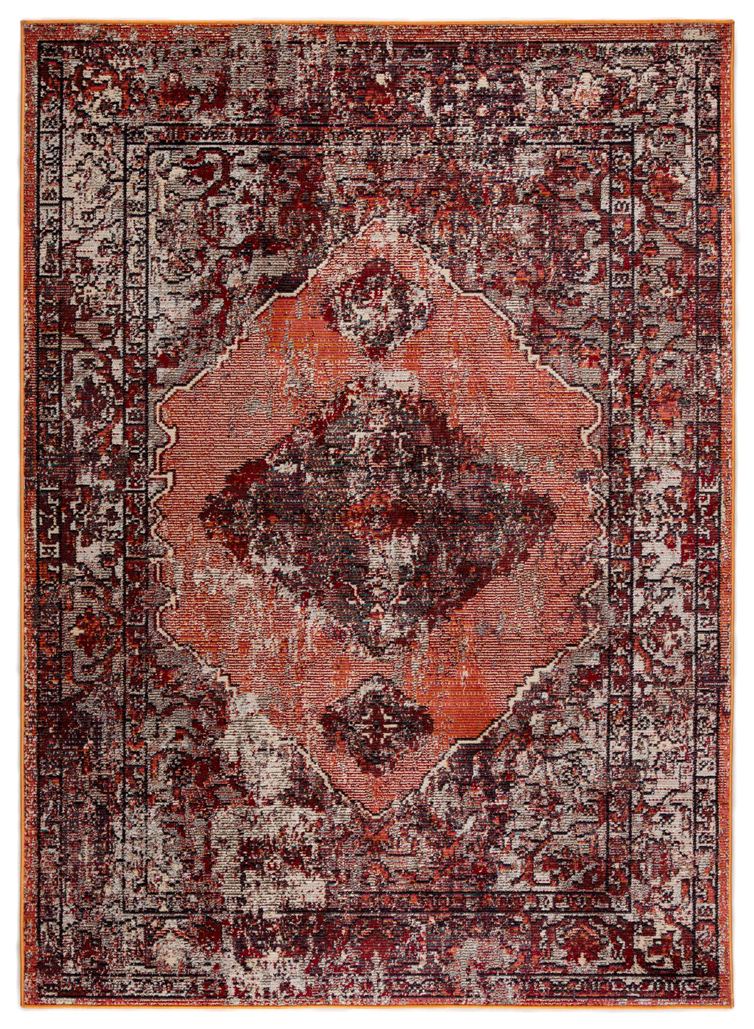 Jaipur Living Romina Medallion Red/ Pink Area Rug (7'10