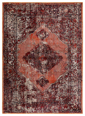 Jaipur Living Romina Medallion Red/ Pink Area Rug (5'3