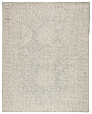 Jaipur Living Linde Handmade Medallion Gray/ White Area Rug (5'X8')