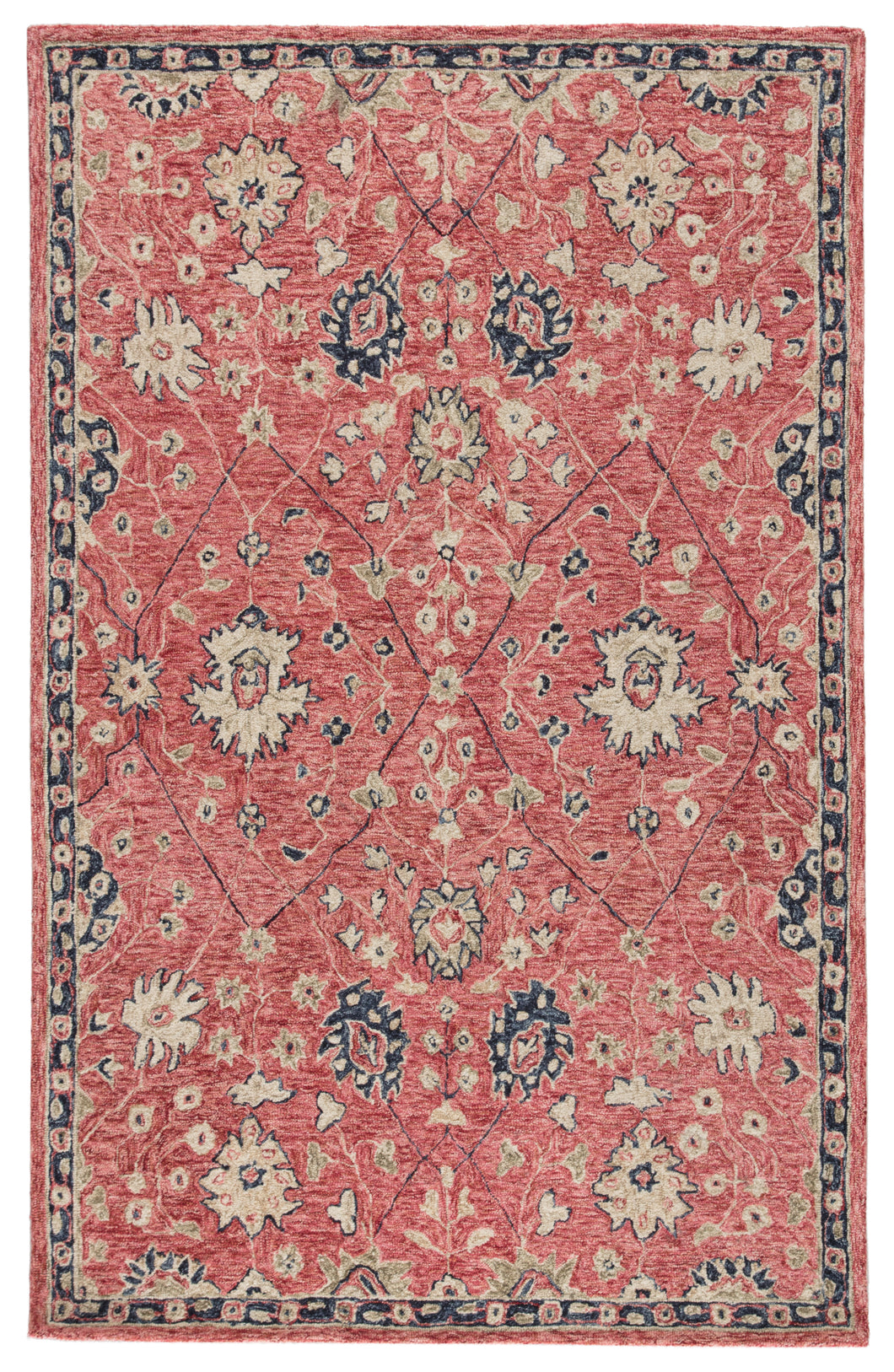 Jaipur Living Emersen Handmade Oriental Red/ Blue Area Rug (5'X8')