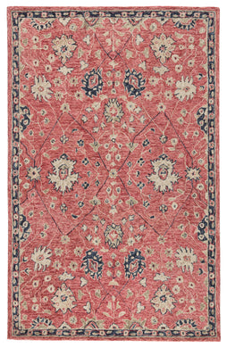 Jaipur Living Emersen Handmade Oriental Red/ Blue Area Rug (8'X10')