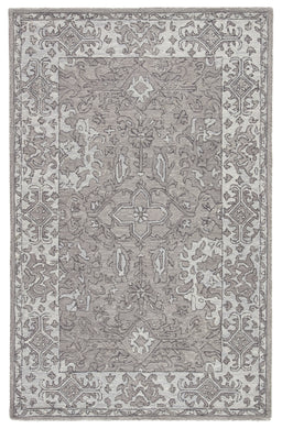 Jaipur Living Wintour Handmade Medallion Gray Area Rug (5'X8')