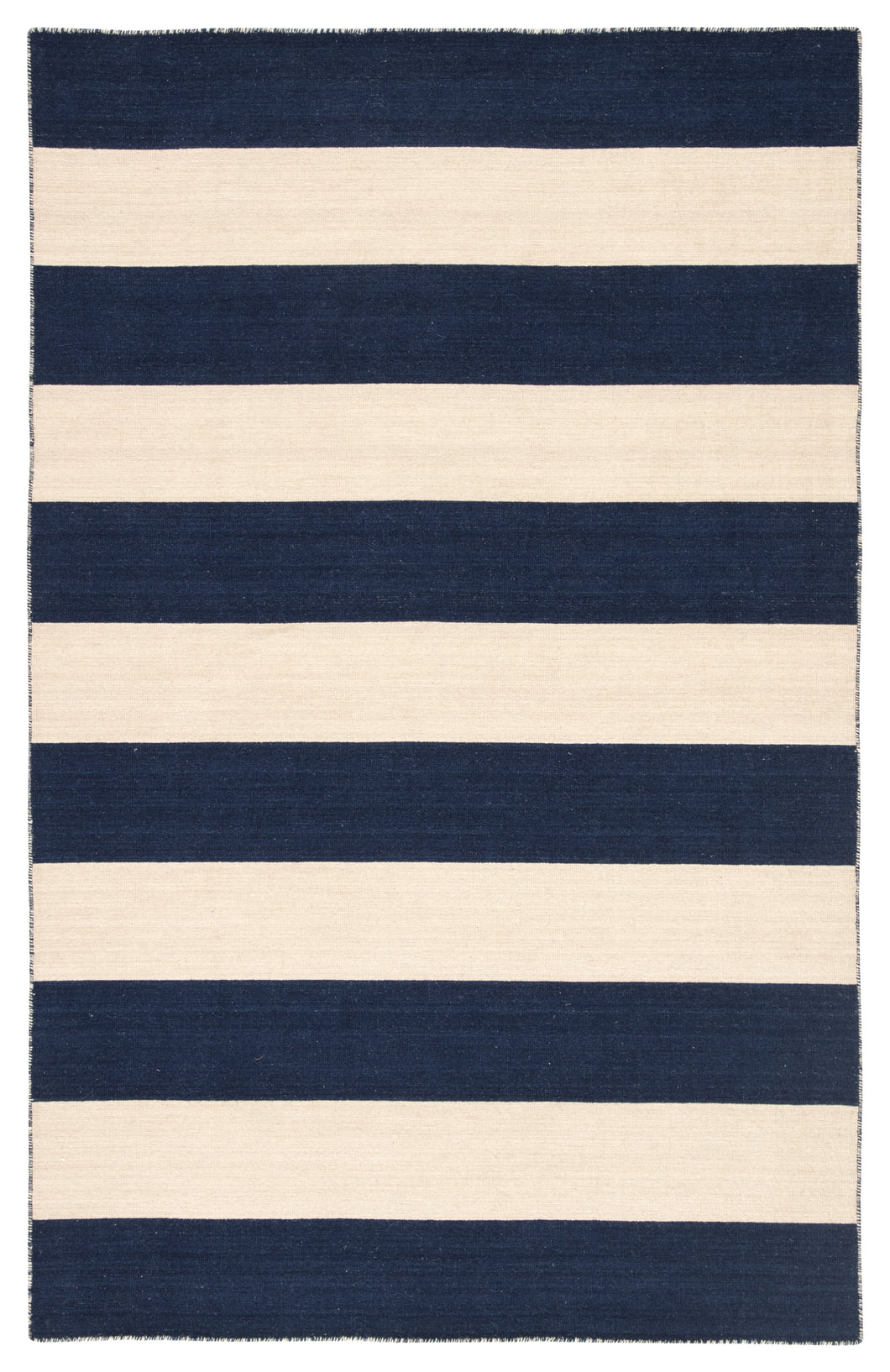 Jaipur Living Tierra Handmade Stripe Navy/ White Area Rug (7'10