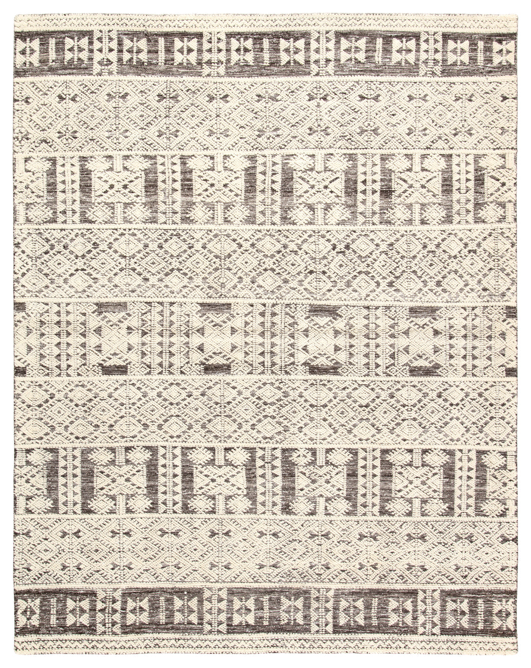 Jaipur Living Origins Hand-Knotted Tribal Ivory/ Gray Area Rug (9'X13')