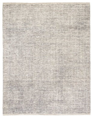 Jaipur Living Mugler Hand-Knotted Geometric Ivory/ Black Area Rug (9'X12')