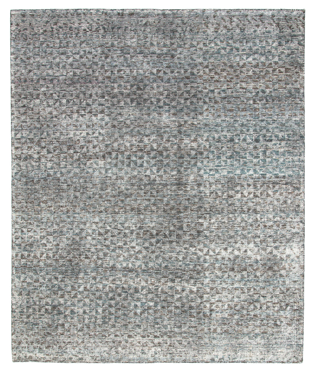 Jaipur Living Zaid Hand-Knotted Geometric Gray/ Black Area Rug (10'X14')
