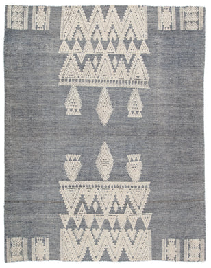 Jaipur Living Torsby Hand-Knotted Tribal Blue/ Ivory Area Rug (10'X14')