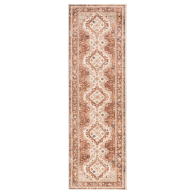 Jaipur Living Sunkaya Medallion Red/ Beige Runner Rug (2'6
