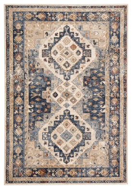 Jaipur Living Sunkaya Medallion Blue/ Beige Area Rug (5'3