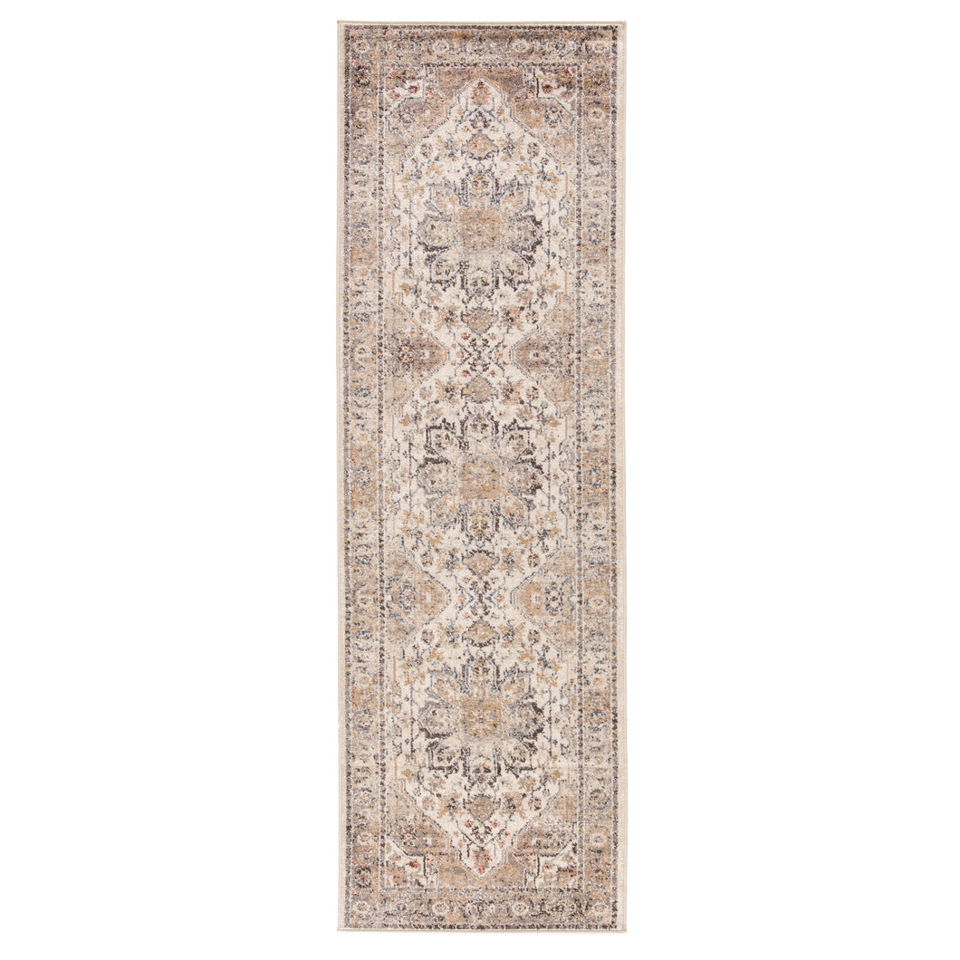 Jaipur Living Cyprus Medallion Multicolor/ Gold Runner Rug (2'6
