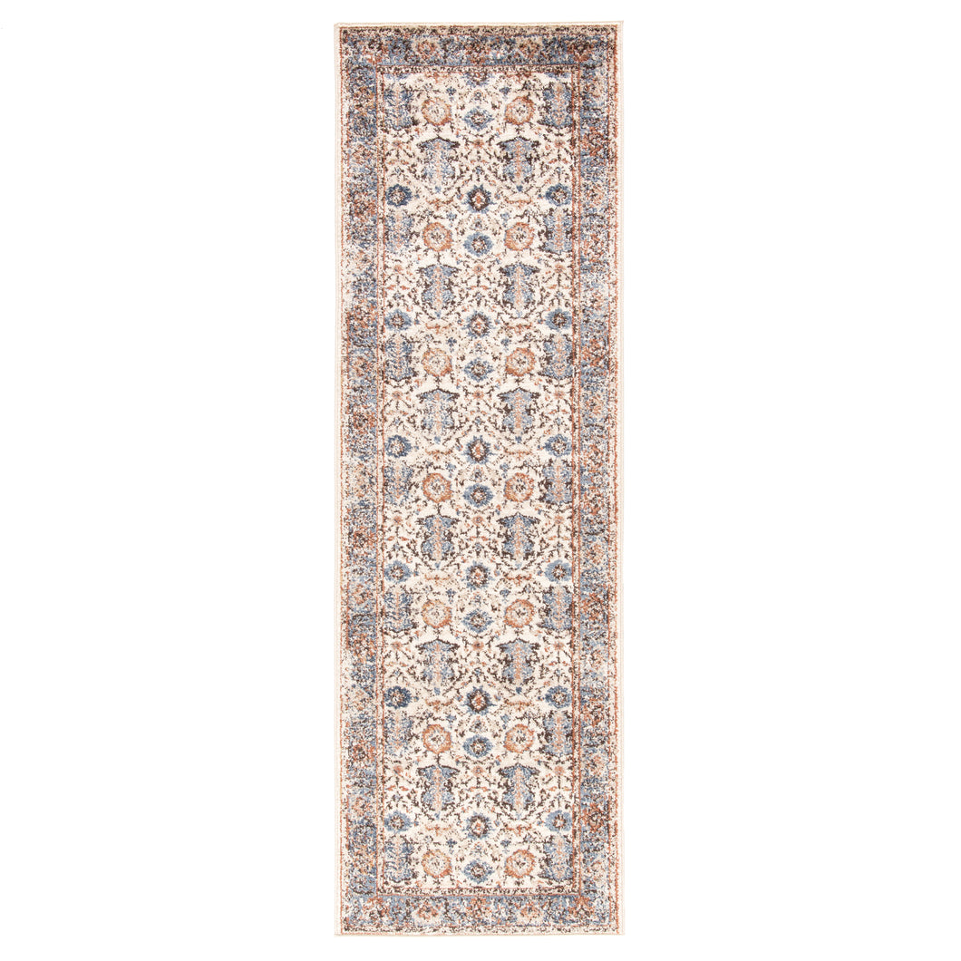 Jaipur Living Isparta Oriental Blue/ Red Runner Rug (2'6