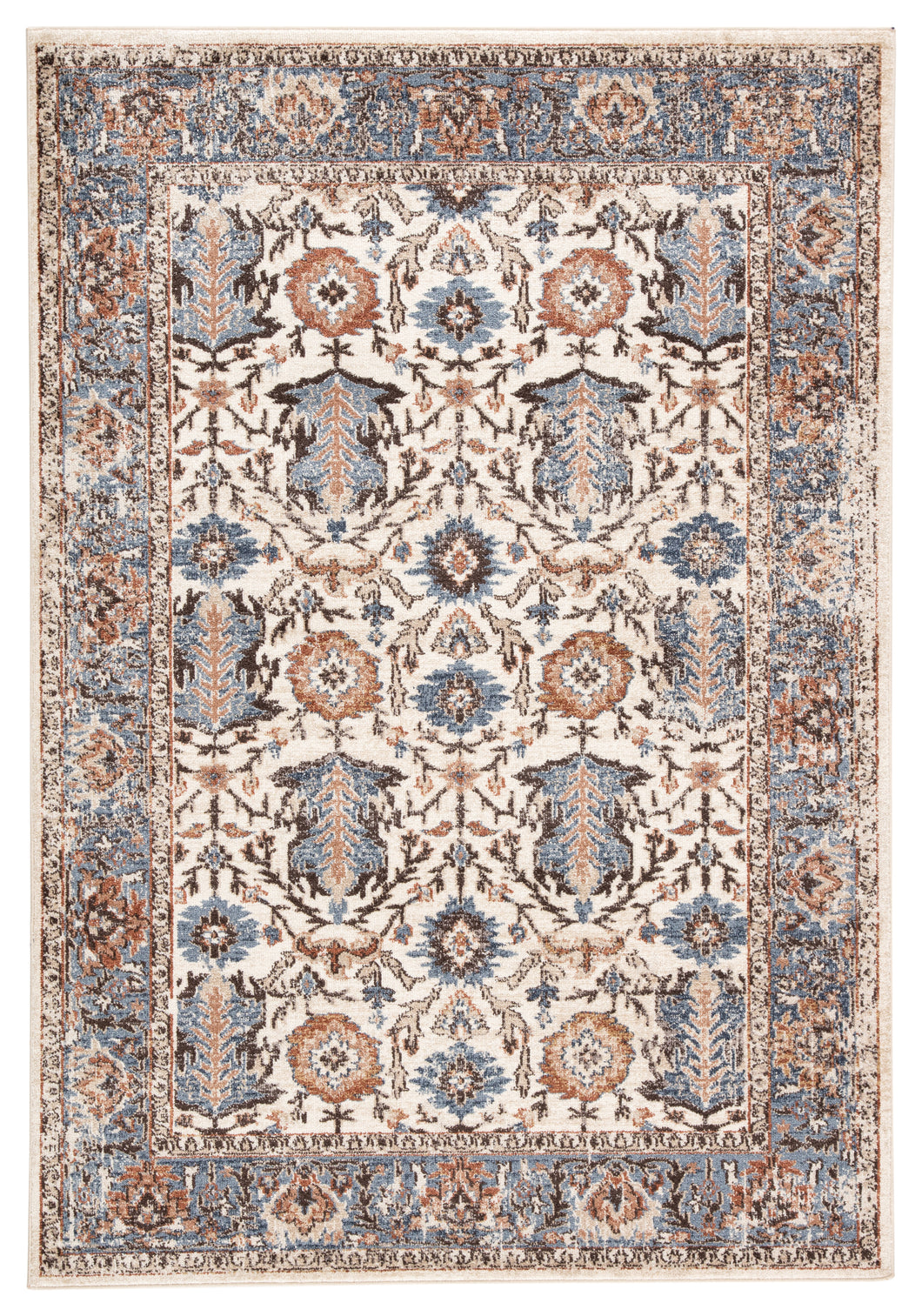Jaipur Living Isparta Oriental Blue/ Red Area Rug (7'10
