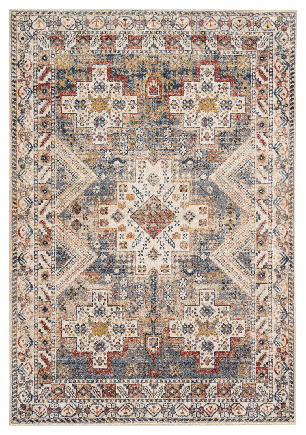 Jaipur Living Kozan Medallion Multicolor/ Gold Area Rug (4'X5'8