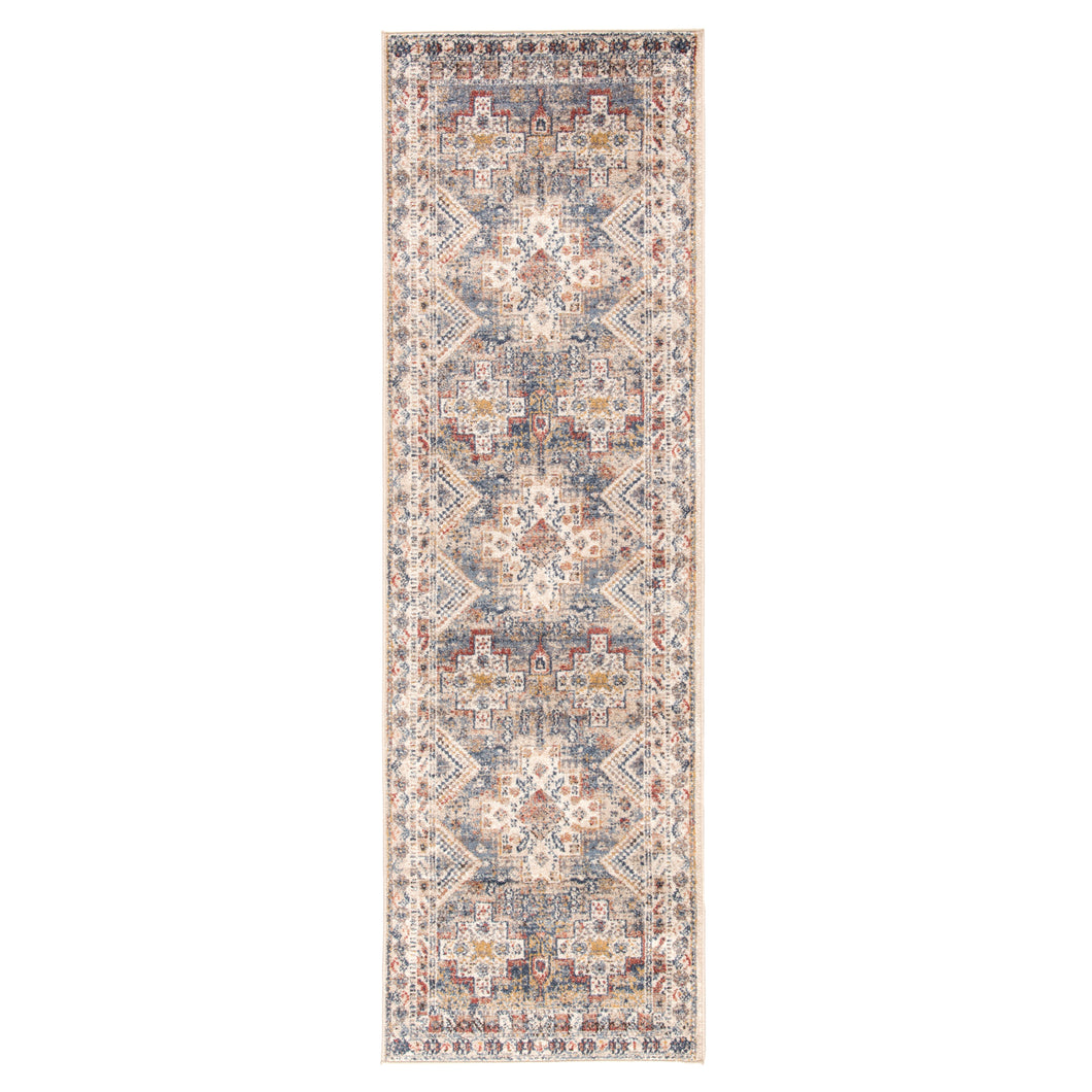Jaipur Living Kozan Medallion Multicolor/ Gold Runner Rug (2'6