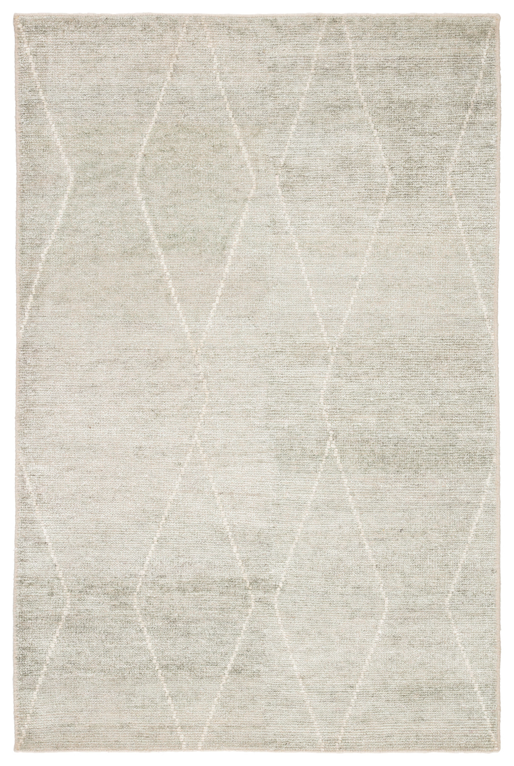 Jaipur Living Ozog Handmade Geometric Light Blue/ Ivory Area Rug (5'X8')