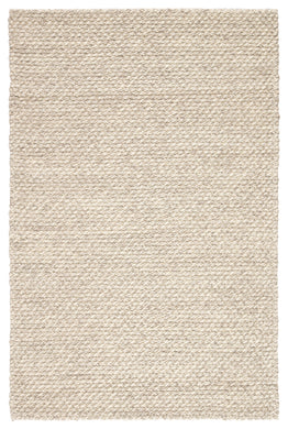 Jaipur Living Alta Handmade Solid Gray/ White Area Rug (8'X10')