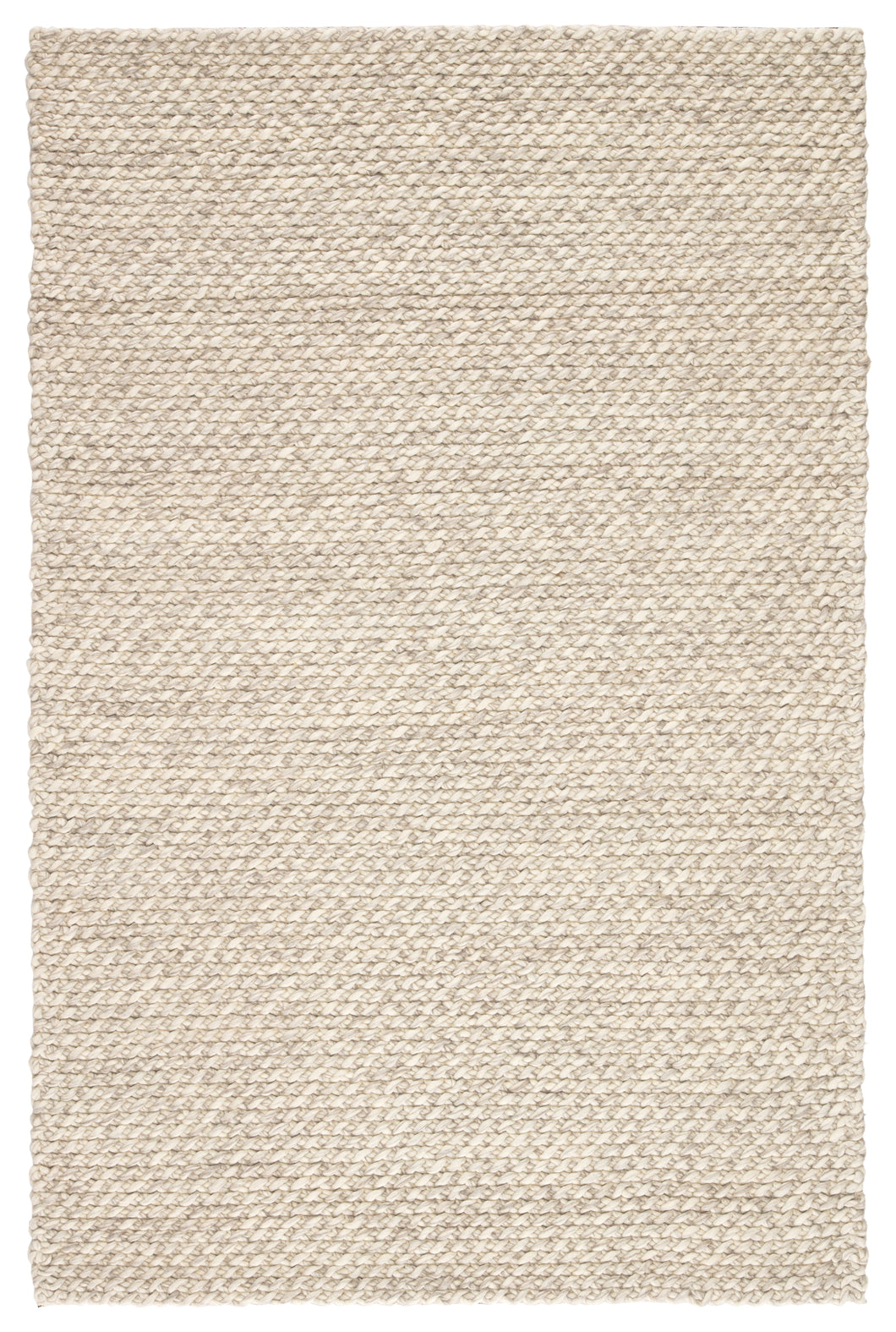 Jaipur Living Alta Handmade Solid Gray/ White Area Rug (8'X10')
