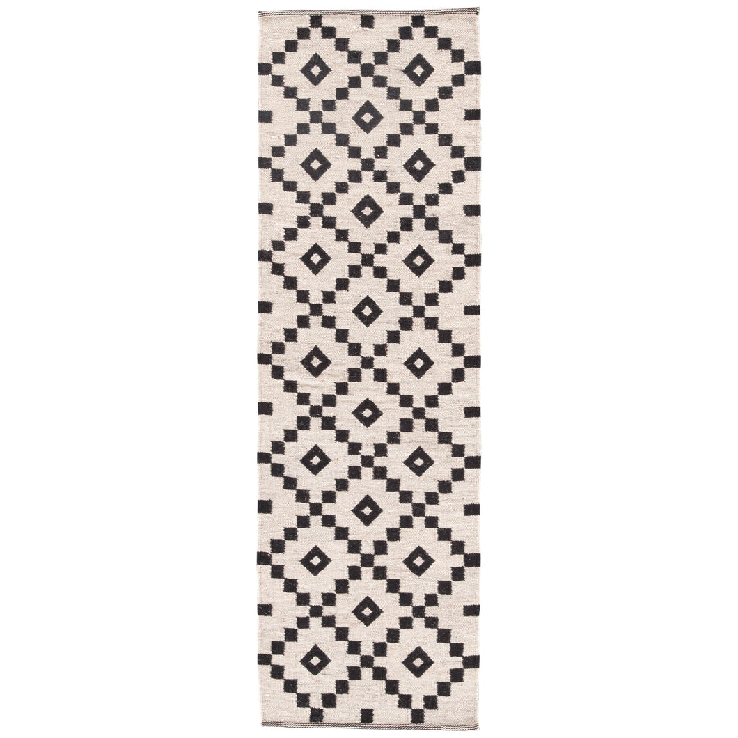 Jaipur Living Croix Handmade Geometric Black/ White Runner Rug (2'6