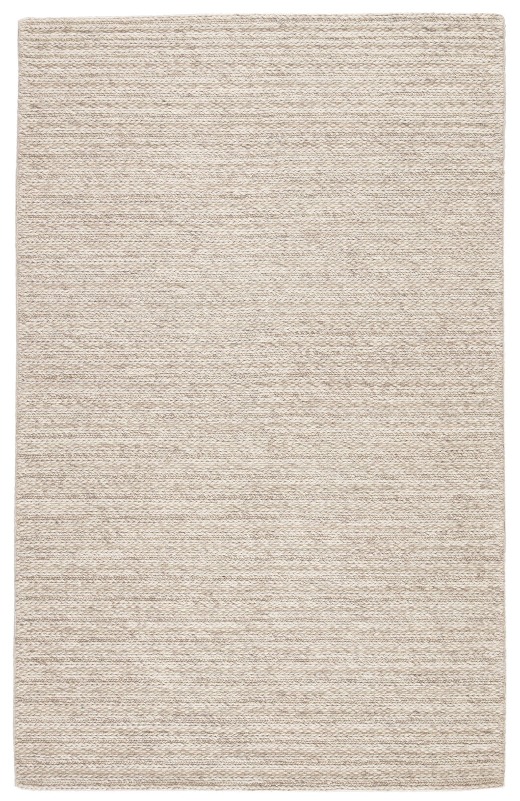Jaipur Living Grams Handmade Solid Cream/ Light Gray Area Rug (8'X10')