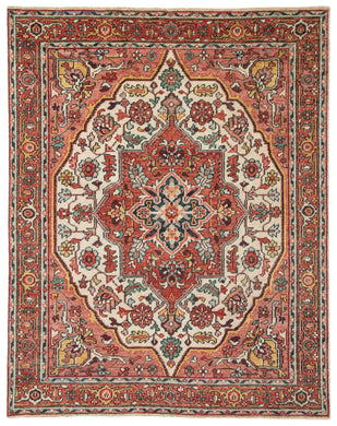 Jaipur Living Tavola Hand-Knotted Medallion Pink/ Multicolor Area Rug (8'6