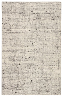 Jaipur Living Macklin Handmade Solid Ivory/ Light Gray Area Rug (5'X8')