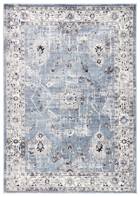 Jaipur Living Nashira Oriental Blue/ White Area Rug (9'2