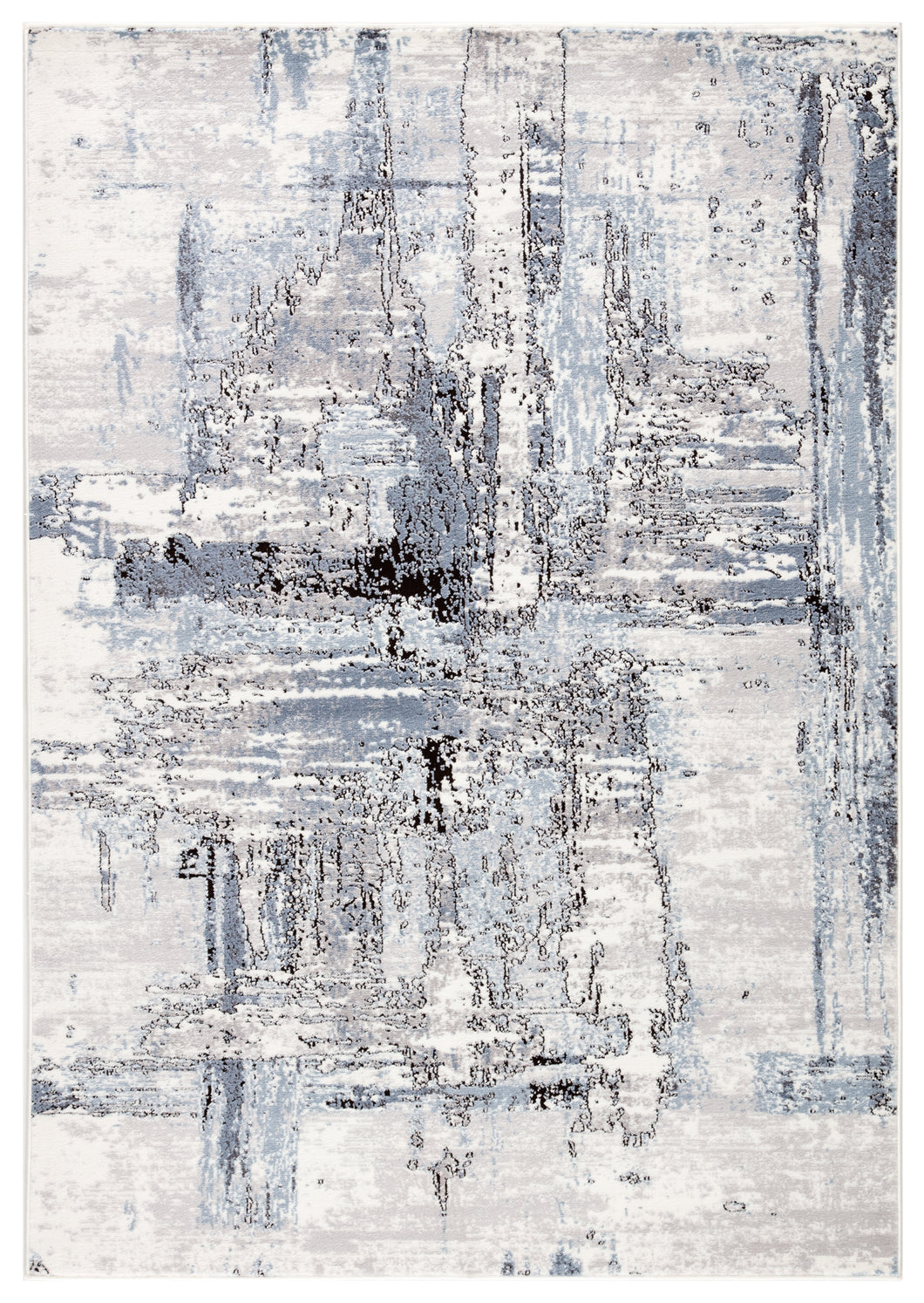 Jaipur Living Avi Abstract White/ Gray Area Rug (4X5'7