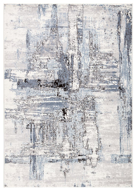 Jaipur Living Avi Abstract White/ Gray Area Rug (7'10